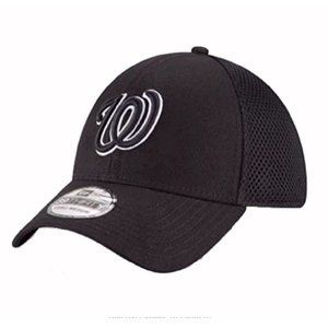 Washington Nationals MLB Licensed Black / Graphite Mesh Cap - NEW Fast Ship